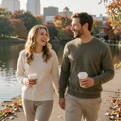Olivia and James, an internist dating site success story couple in Minneapolis