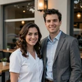 Hannah and James, a couple who met through a medical lifestyle dating platform